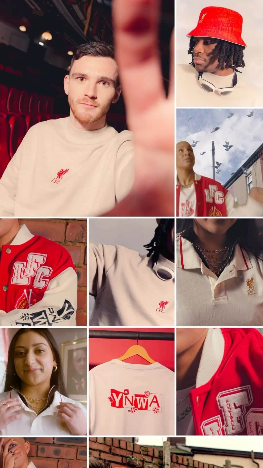 converseのインスタグラム：「This crew ❤️ Take a look back at the making of our Converse x @liverpoolfc collection shoot 📸 #CreateNext  @dayzygram @sterlingrosek @_raincastillo @rubideschamps @roopavyas @svandesanden @_fabio.10 @andyrobertson94 @taylorhinds_ @leannekiernan_」