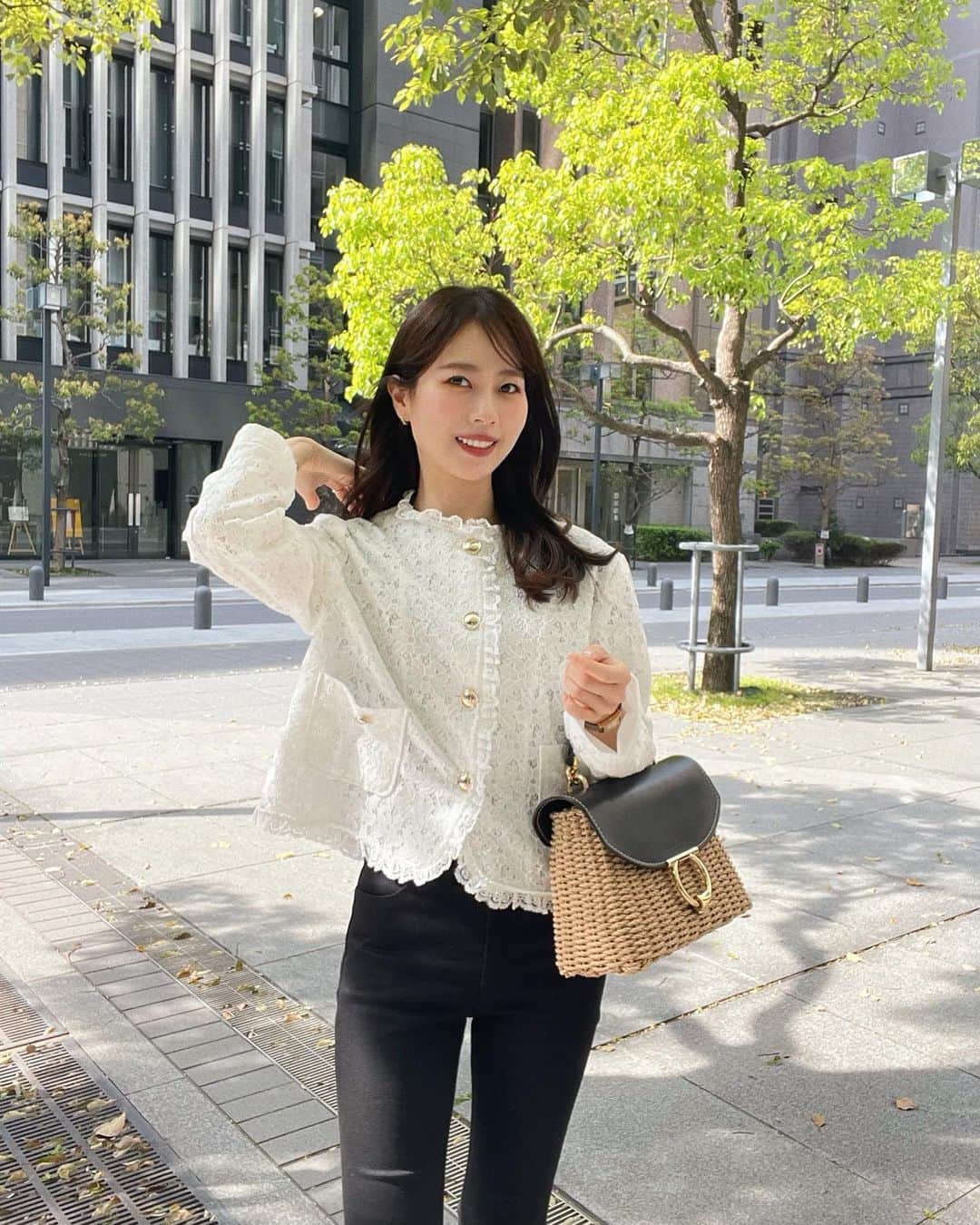 ハンナミのインスタグラム：「new jacket 🌼🍃✨」