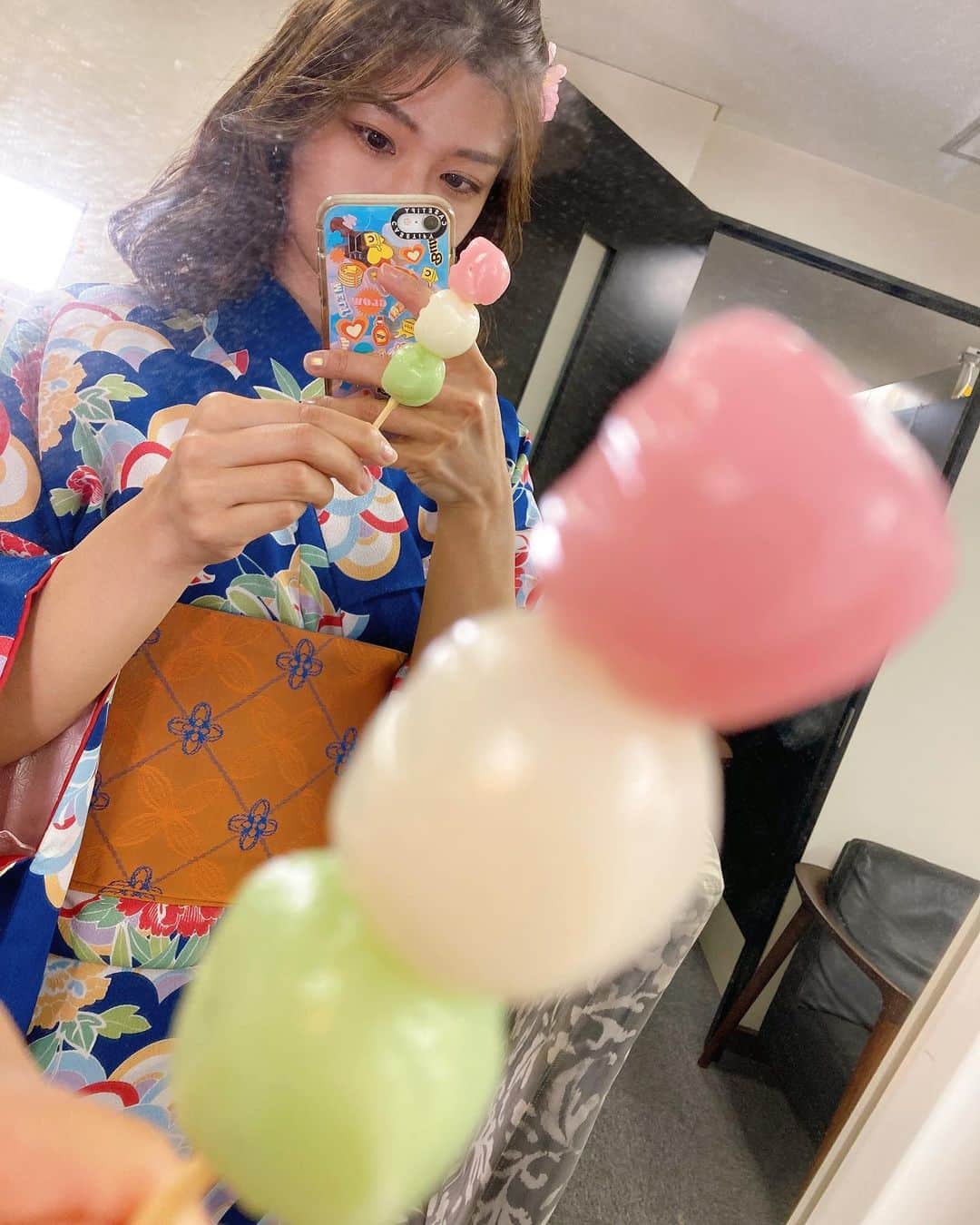 のインスタグラム：「🍡🍡🍡💓🦋」