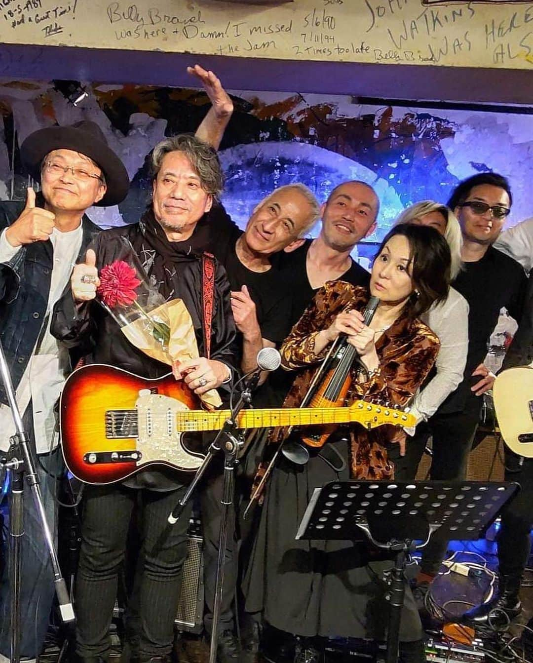 三原康可さんのインスタグラム写真 - (三原康可Instagram)「. 江上徹60th birthday @ Jirokichi  kouenji tokyo  #江上徹 #たまきあや #中山努 #鬼頭径五 #Soulshine #三原康可 #武田チャッピー治 #前田誠 #相島一之 #jirokiche #tokyo」4月2日 22時40分 - mihara.yasunori