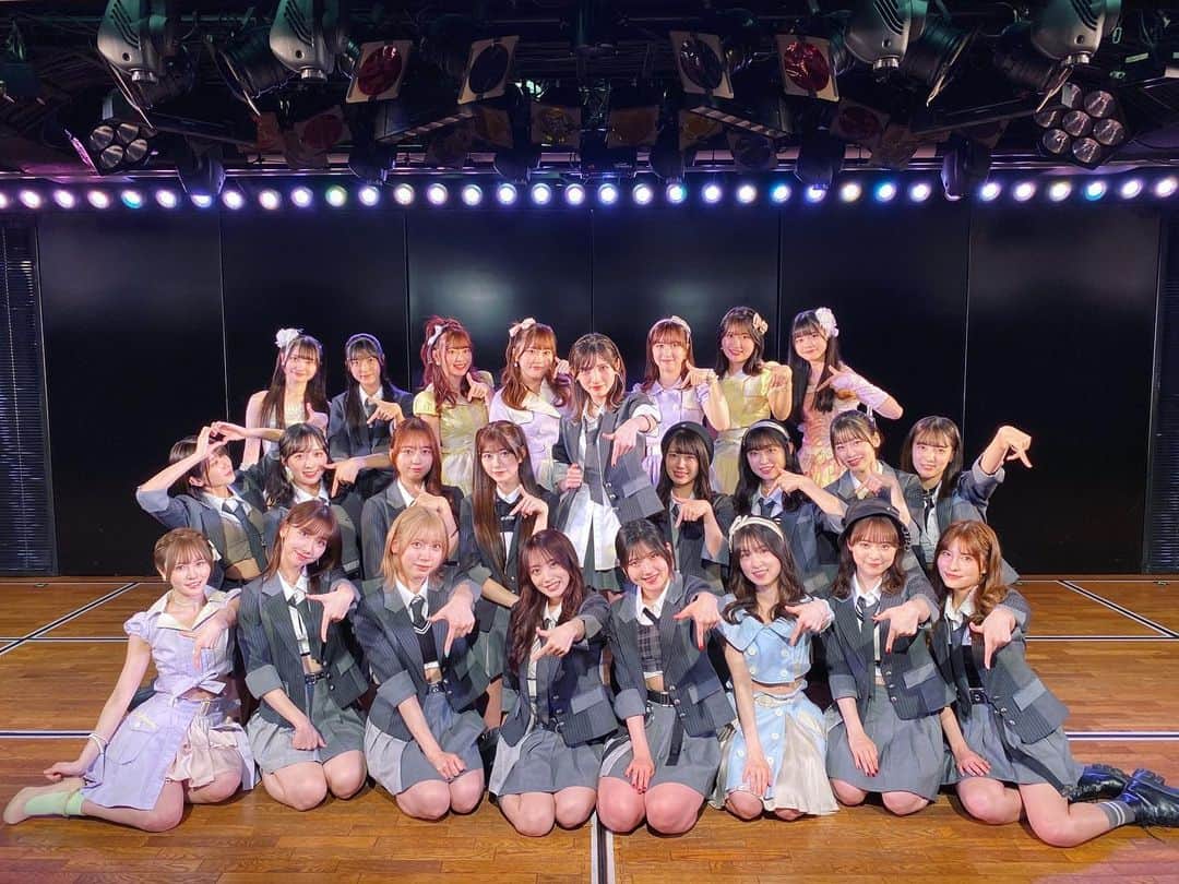 大西桃香のインスタグラム：「🫶🏻   #岡田奈々卒業公演」