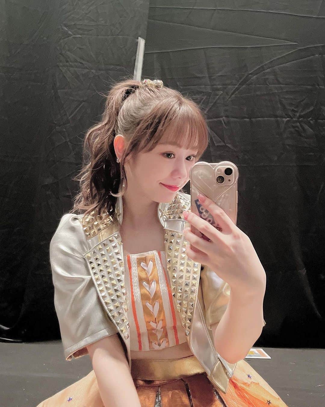 松本慈子のインスタグラム：「* SKE48春のチームコンサート2023  in日本特殊陶業市民会館フォレストホール 略して、、、 春コンありがとうございました〜🥹🌸🧡  #ske48春のチームコンサート2023 #ske48 #アイドル #松本慈子 #idol #ポニーテール」