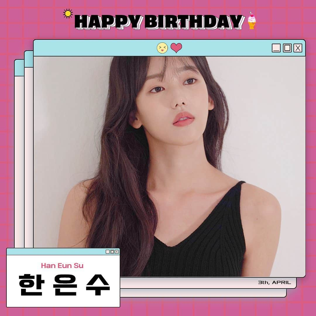 VASTエンターテイメントのインスタグラム：「[Congratulations]  2023.04.03🎉 ⠀ Happy Birthday To Han Eun Su 은수 배우의 생일을 진심으로 축하합니다 ❤ ⠀ #한은수 #HanEunSu #HBD #Happybirthday」