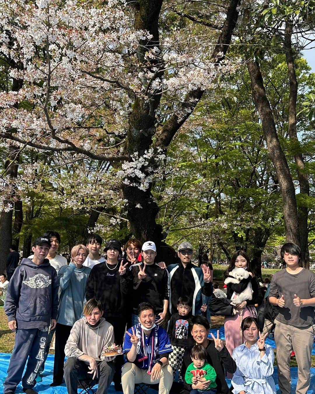 宮代東生のインスタグラム：「最高だろ  #花見」