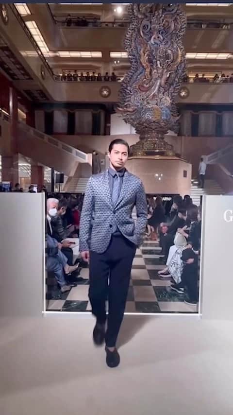 三渡洲舞人のインスタグラム：「Giorgio Armani  #model」