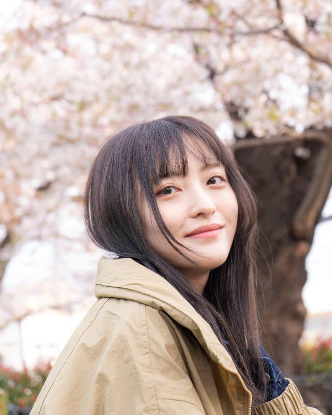 斉藤瑞季のインスタグラム：「桜🌸パート3 ナチュラルな雰囲気シリーズ まだ桜投稿続きます」