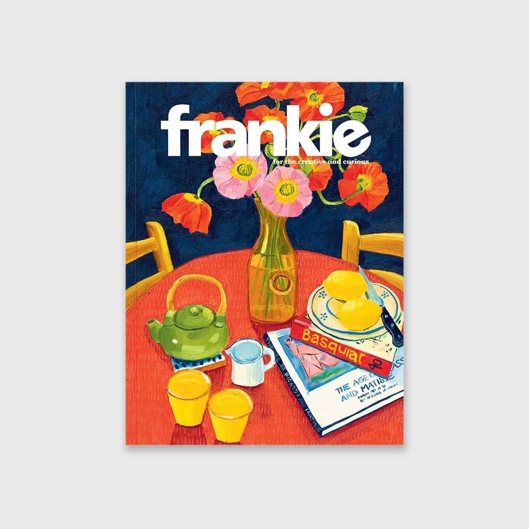 frankie magazineのインスタグラム：「look who's here! you can expect the unexpected in frankie 113, which is full of secondhand treasures and expert advice for beating creative block. there’s also a cynic’s review of daily affirmations, some rad floral sculptures, a deep dive of nic cage’s best movies, perfectly imperfect snaps, a chat with an escape-room designer and lots of laugh-out-loud relatable stories. ⁠ ⁠ we know what you're thinking – you'll have to call into work sick today so you can buy it from your local supermarket or newsagent and read it allllll daaaaaay loooooong! *cough wink cough wink*⁠ ⁠ happy reading, aussie mates!⁠ ⁠ ps. kiwi pals and international subscribers, it'll be with you very soon!  beautiful cover by @melanievugich」