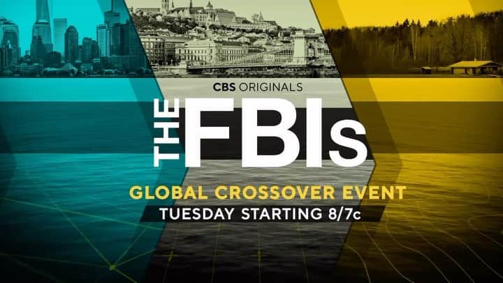 のインスタグラム：「The @fbicbs international crossover hits this coming Tuesday! Three shows, one huge mission!!」