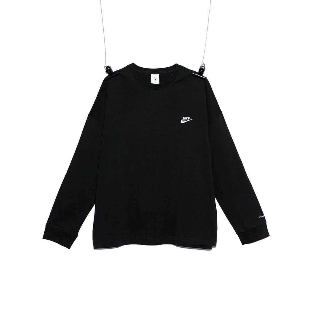 PEACEMINUSONEさんのインスタグラム写真 - (PEACEMINUSONEInstagram)「PMO® X NIKE LS TEE BLACK」4月3日 11時00分 - peaceminusonedotcom