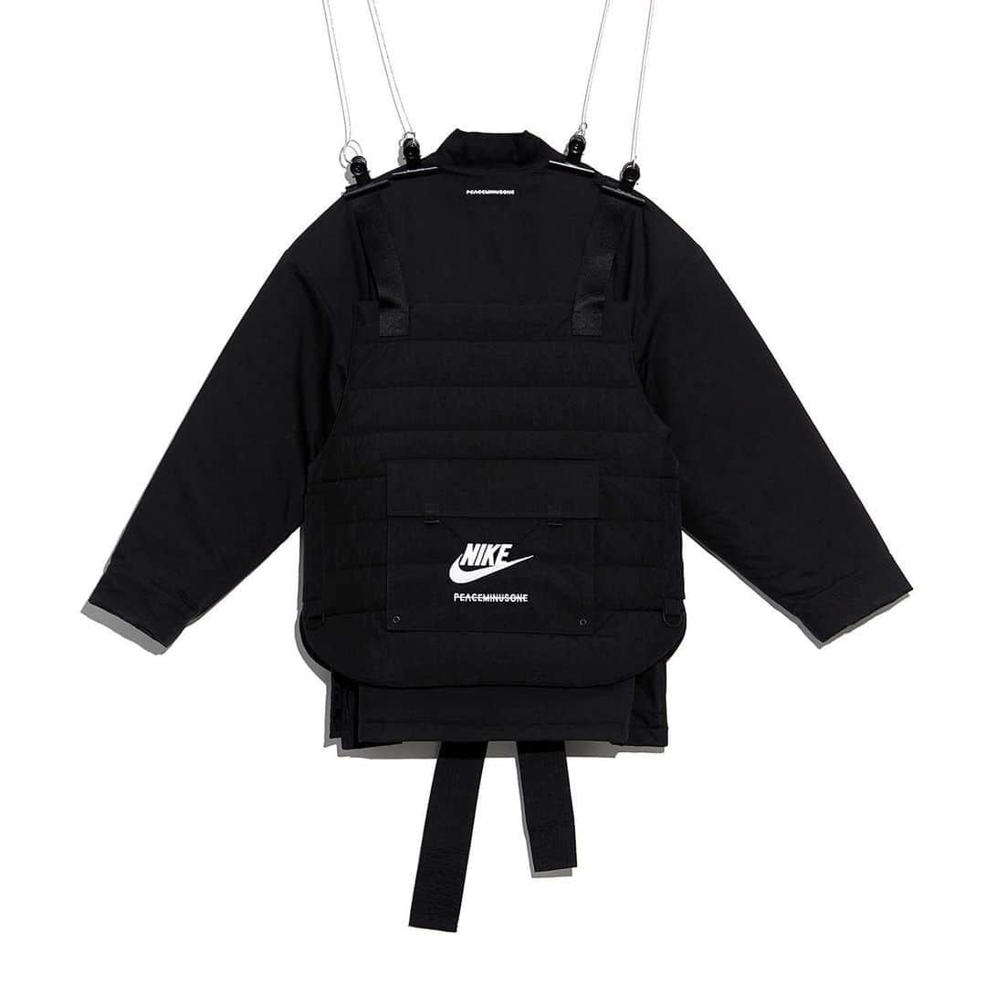 PEACEMINUSONEさんのインスタグラム写真 - (PEACEMINUSONEInstagram)「PMO® X NIKE JACKET & VEST BLACK」4月3日 11時01分 - peaceminusonedotcom