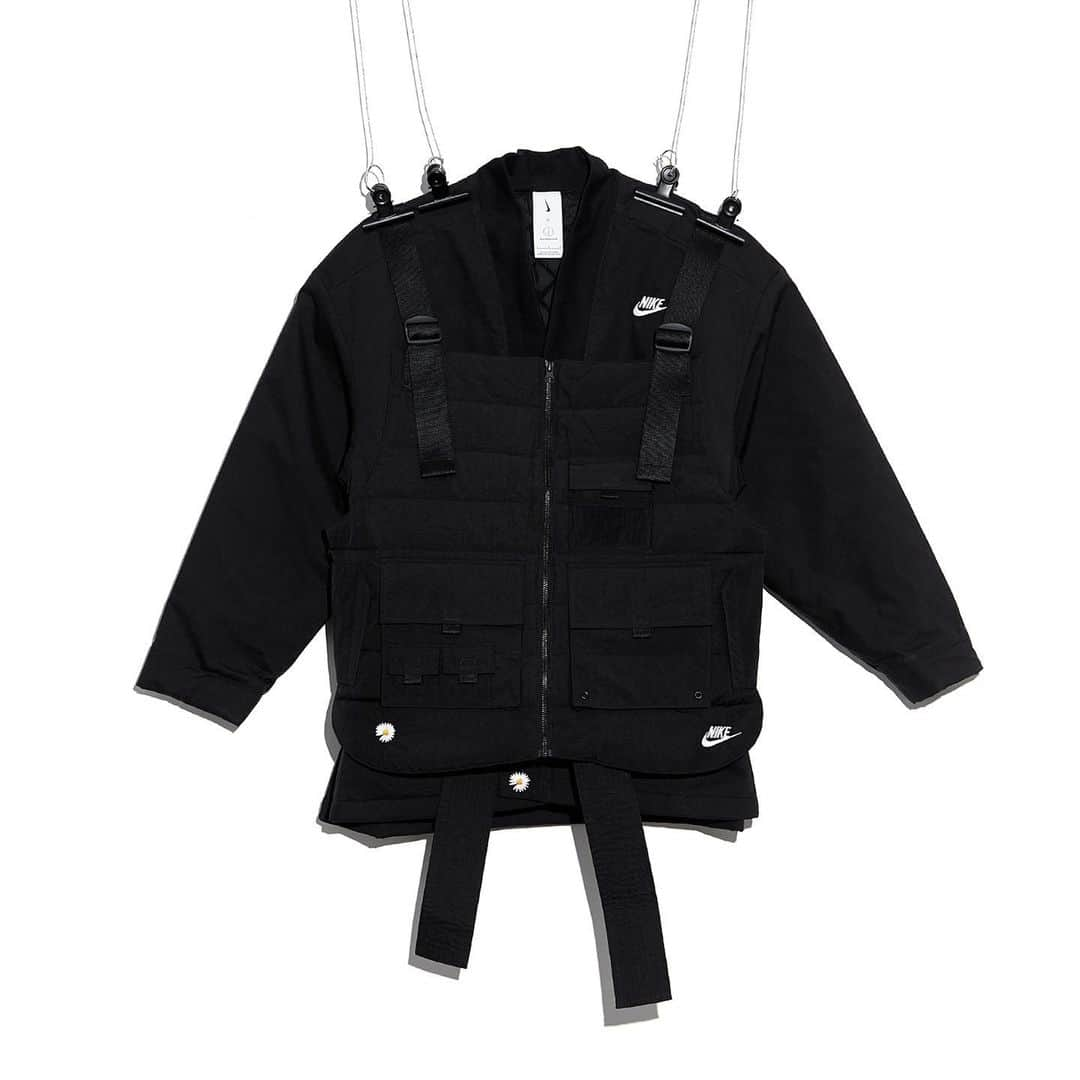 PEACEMINUSONEのインスタグラム：「PMO® X NIKE JACKET & VEST BLACK」