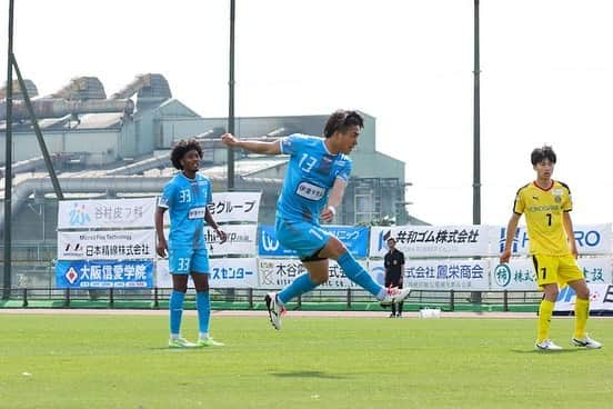 斧澤隼輝のインスタグラム：「3連勝！ 今シーズン2点目⚽️ 応援ありがとうございました！ #成長 #継続 #斧澤隼輝 #13」