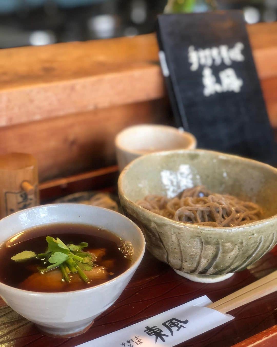 白戸ゆめのさんのインスタグラム写真 - (白戸ゆめのInstagram)「🍜  鴨せいろ🦆 #出雲そば #東風」4月3日 22時20分 - yumeno.s_