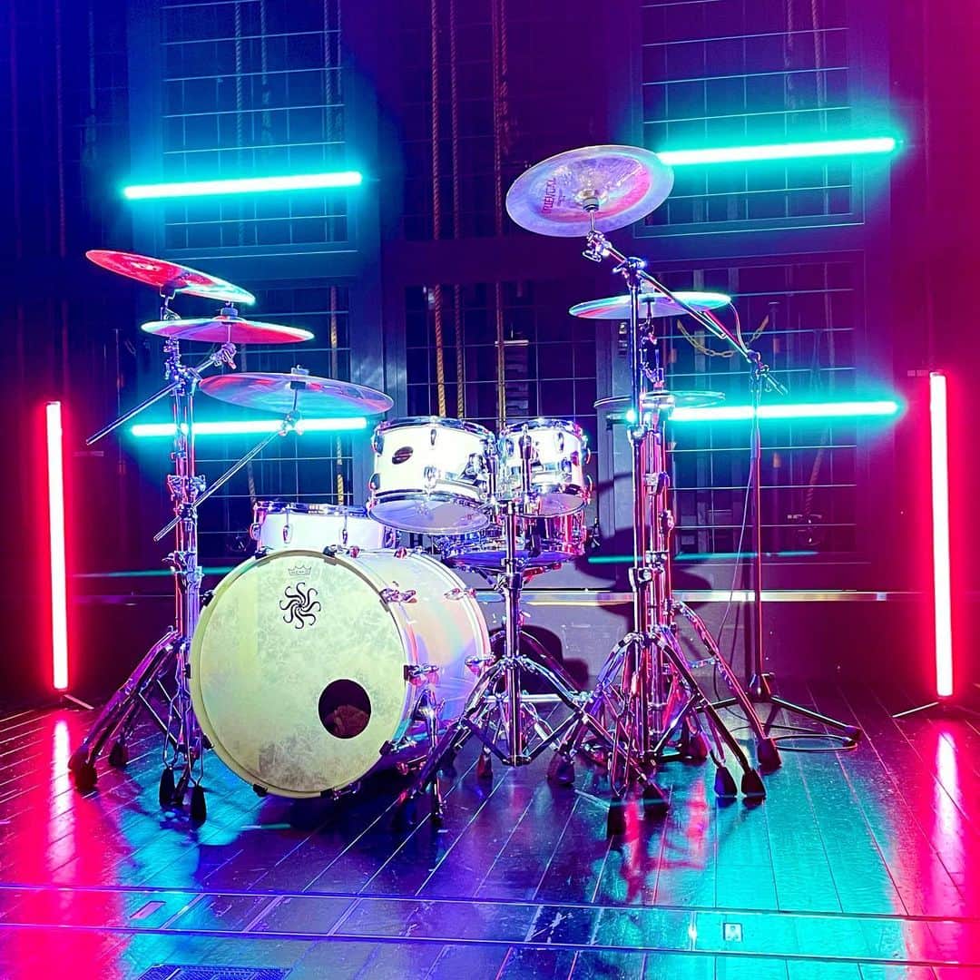 Yusukeのインスタグラム：「#ドラム #drums #sakaedrums #heroyusuke #マイドラムセット」