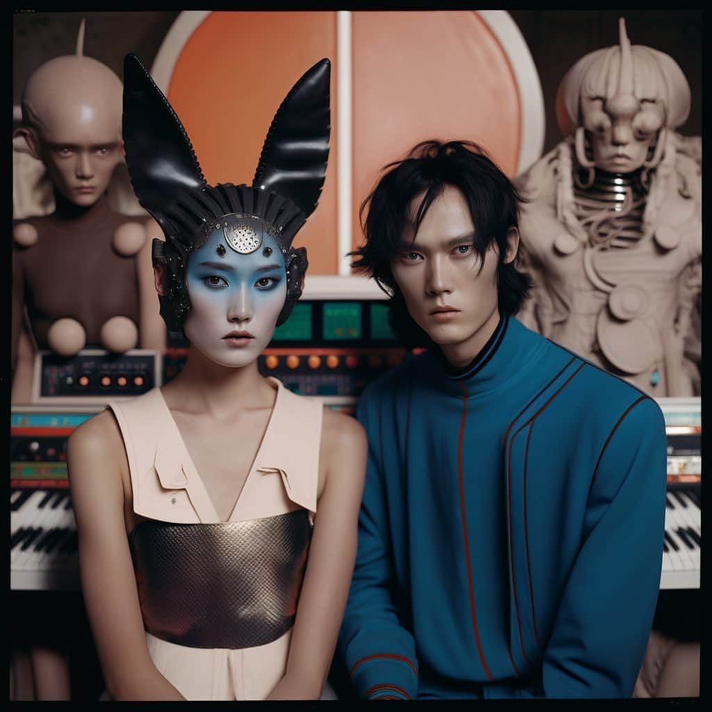 草野絵美のインスタグラム：「synthesizer cult ⚙️🎛️🎚️ #postphotography」