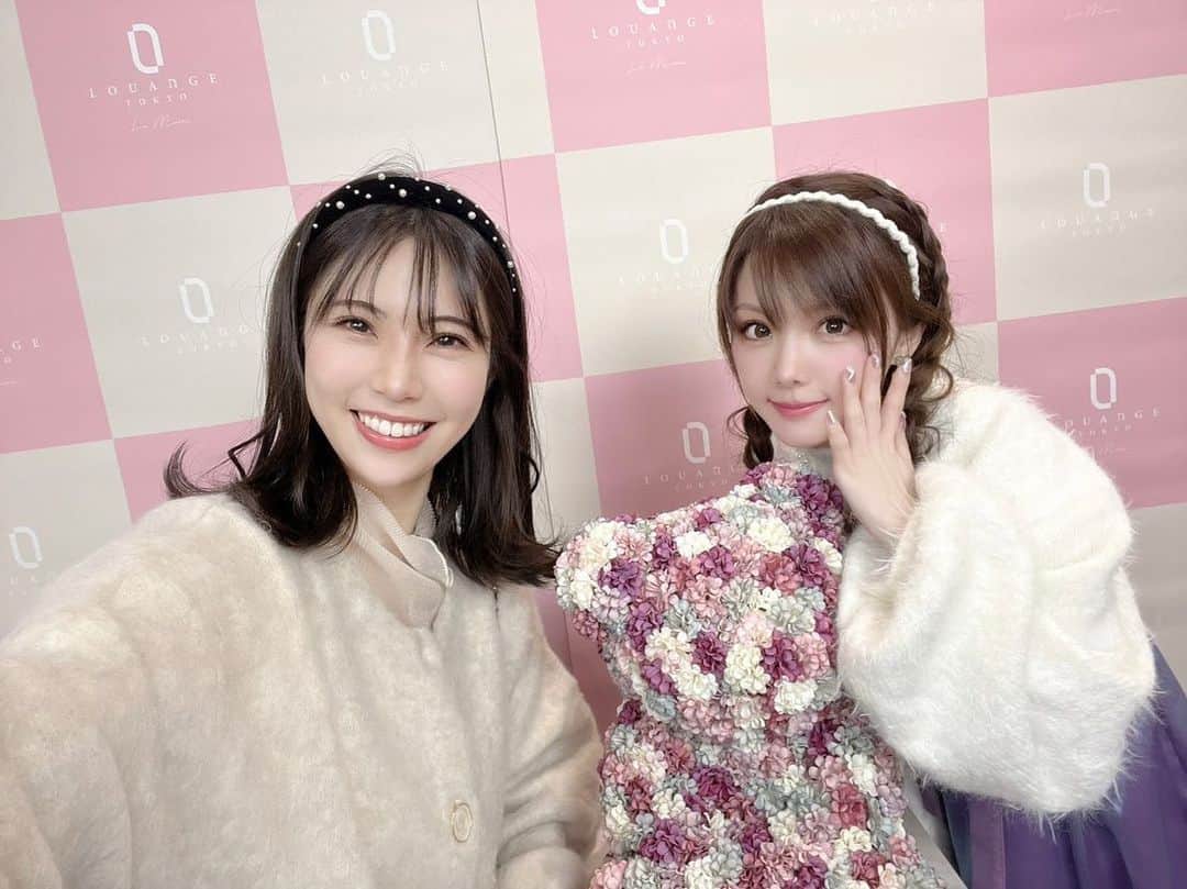 鈴木ふみ奈のインスタグラム：「LOUANGE TOKYO Mother's Day Collection🌸🫧  可愛いケーキが沢山でした🧸🧁  🎥 @tanakareina.lovendor」