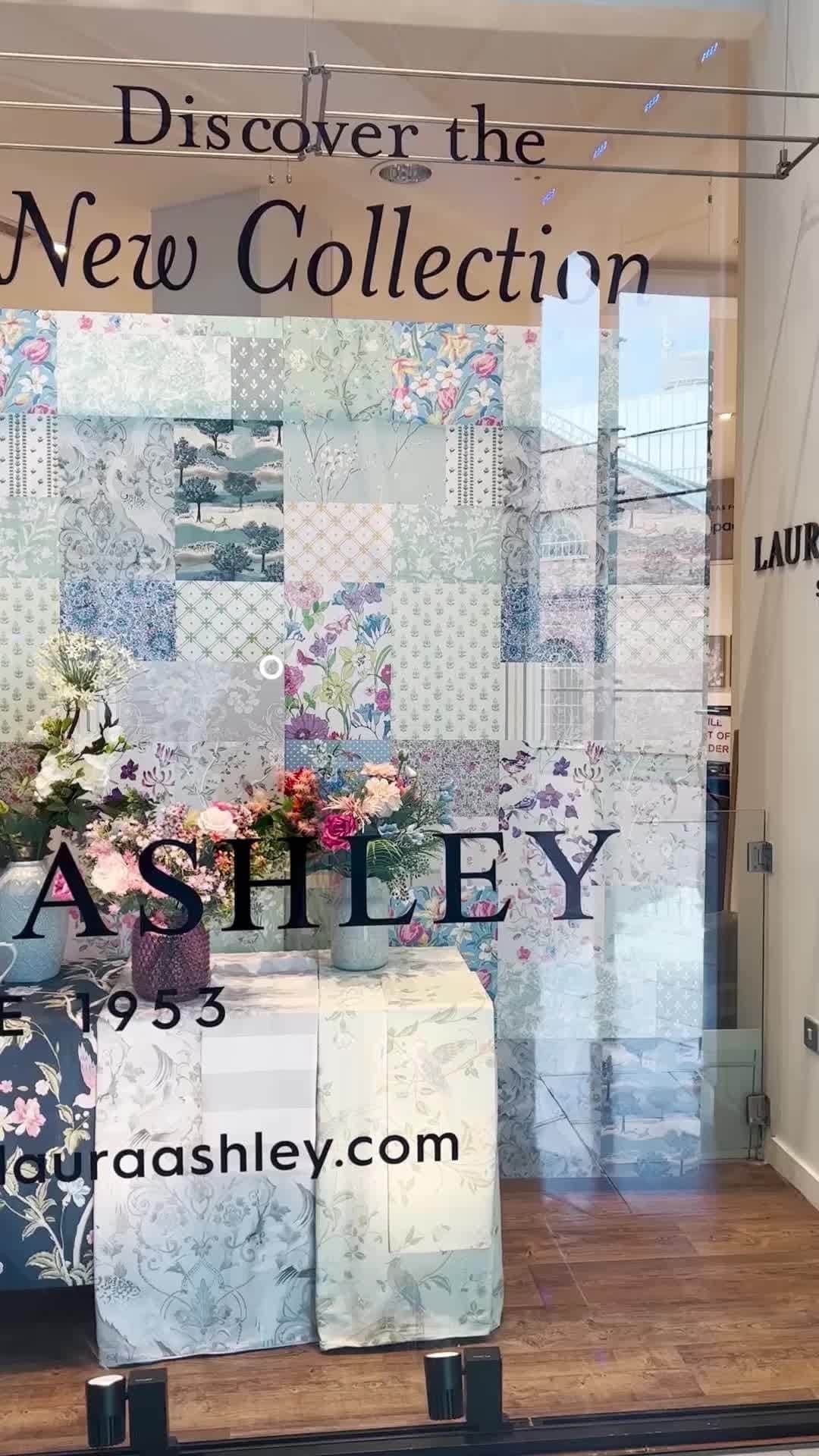 ローラアシュレイのインスタグラム：「Discover our flagship store in store at @NextOfficial at Westfield, Shepherd’s Bush, London. ⁣ Featuring sumptuous textiles, eye-catching furniture pieces and many more from our new 70th Anniversary Spring Collection, boasting iconic prints from the Laura Ashley archive.」