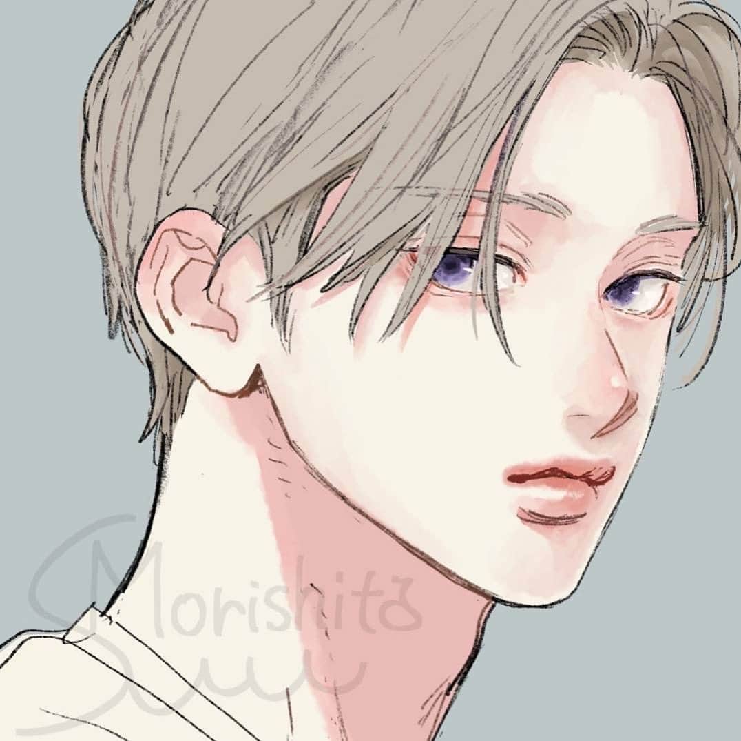 森下suuのインスタグラム：「#逸臣 #落書き #ゆびさきと恋々」