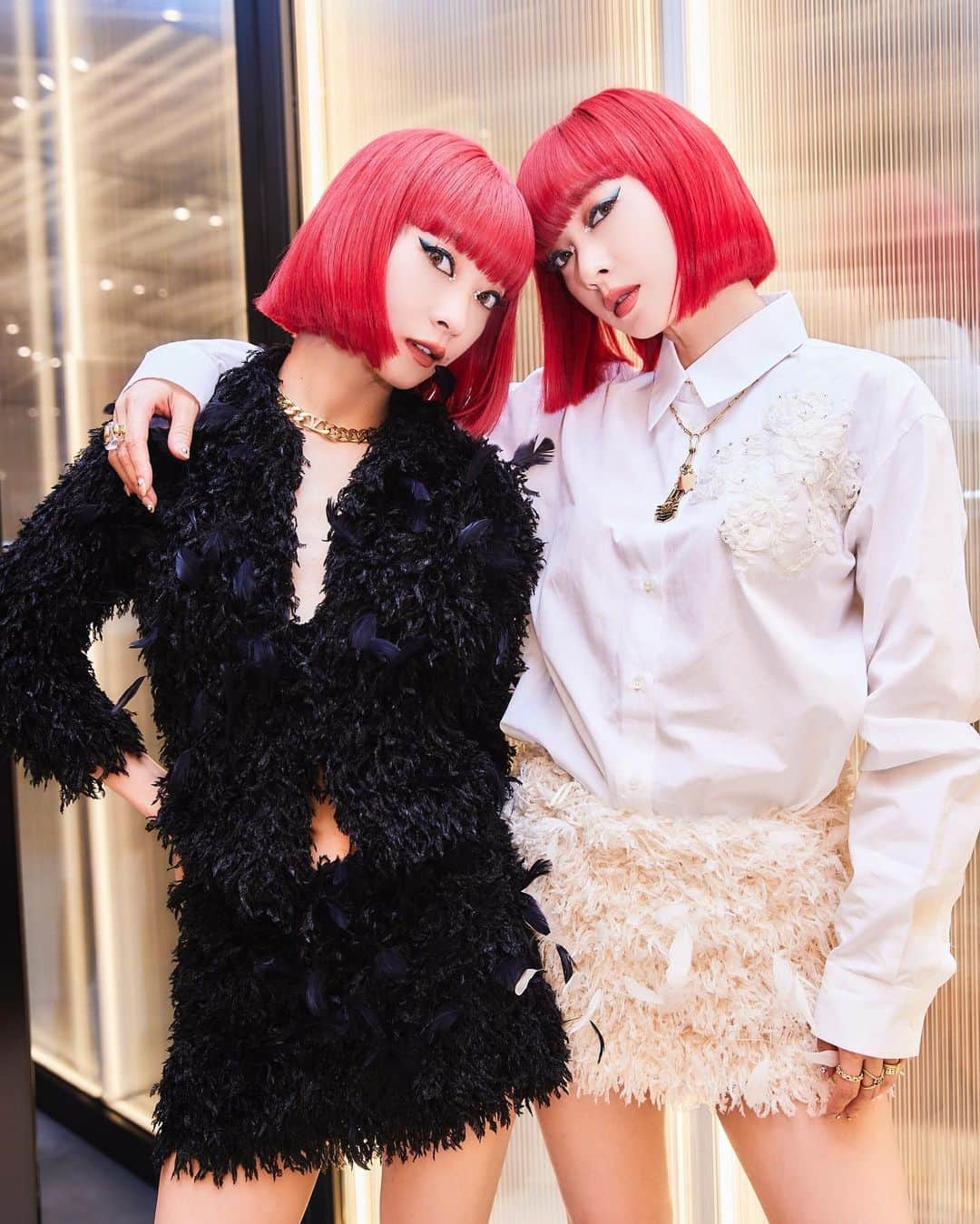 AMIさんのインスタグラム写真 - (AMIInstagram)「N21  @numeroventuno  FUKUOKA DAIMYO GARDEN CITY opening partyへ🎉🖤  #N21Fukuoka #N21」4月3日 15時26分 - amixxamiaya