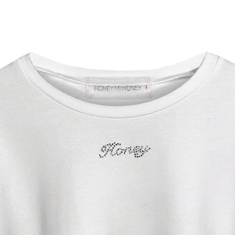 HONEY MI HONEY OFFICIALさんのインスタグラム写真 - (HONEY MI HONEY OFFICIALInstagram)「【new in】  cotton bustier camisole cotton lace pants  【re item】 再入荷しました  rhinestone logo long T-shirt  @honeymihoney_official  #HONEYMIHONEY #TOKYO #omotesando #harajuku #2023ss」4月3日 15時37分 - honeymihoney_official