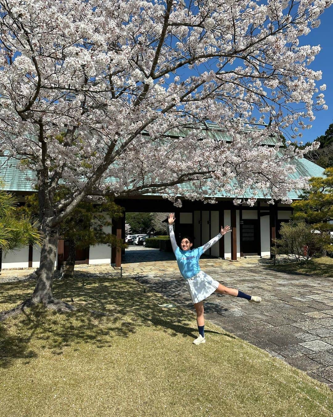 永井花奈のインスタグラム：「今年は1年ぶりの北の丸に泊まらせて頂きました☺️  やっぱり最高でした❤  来年も泊まれるよう頑張らなきゃ︎🔥   #葛城のK  #ヤマハレディースオープン葛城  #北の丸のKとも言う  #花奈のKとも言う 笑」