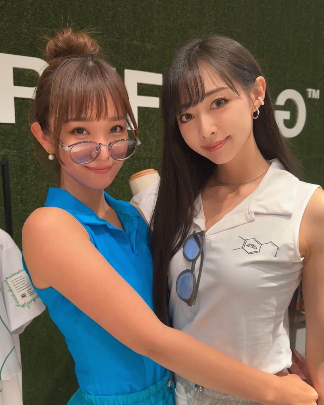 のインスタグラム：「昨日はさくちゃんと @noelreussir_official のPOPUPへ行ってきました😋  今シーズンも色使いが可愛くていっぱい欲しくなっちゃった🥰  #golf #ゴルフ女子 #ゴルフ男子 #ゴルフコーデ #ゴルフウェア #ゴルフ好きな人と繋がりたい #golfwear #골프스타그램 #골프웨어」