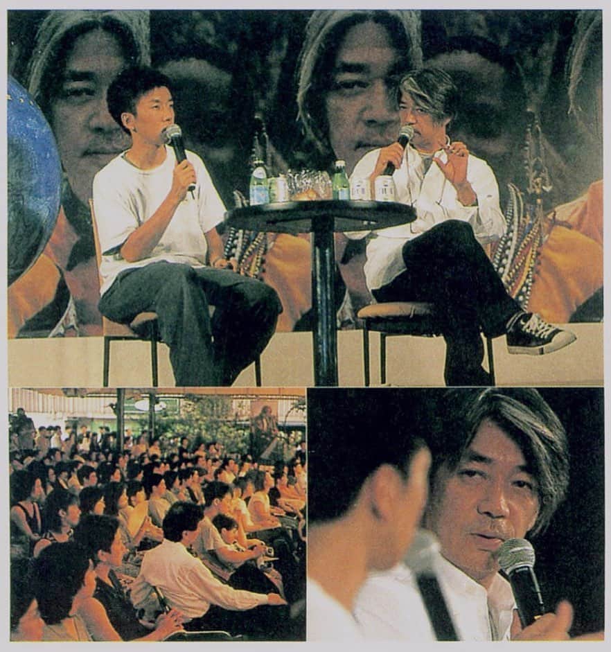 石川直樹さんのインスタグラム写真 - (石川直樹Instagram)「Rest in peace Ryuichi Sakamoto. 初めてお会いしたのは2002年の晩夏に行われた銀座三越の屋上でのトークイベントだった。何も知らない若造との対談をよく引き受けてくださったと思います。坂本さんこのとき50歳、自分は25歳…。 以来、原発問題の会合にお声がけいただいたり、ヒマラヤからメールのやりとりをさせていただいたこともあった。間違ったことに対して声をあげる彼の一貫した姿勢から、ぼくは多くのことを学んだ。こうした指針となる大人が道を拓いてくれたからこそ、自分は安心してその後ろを歩き続けることができたのかもしれない。 . 「芸術は長く、人生は短し」 芸術に“極み”などというものはないのだから「その人が亡くなっても、芸術は生き続ける」という文字通りの意味として受けとった。 坂本さんが好んだというこの一節は、最近ヒマラヤに通いながらぼくが考えてきたことと重なる。 短い人生のなかで経験できることは限られている。ならば悔いなく生きたい。そして、自分がいなくなっても写真は残り、人によって、時代によって、受け取られ方を変えながら、しかしずっと生き永らえる。 いま坂本さんの『TIBETAN DANCE』を聴いている。なんだか最後の最後まで、坂本さんに背中を押されたような気持ちだ。 . 遠くここネパールより、心からご冥福をお祈りいたします。 . 写真は、雑誌『ソトコト』2002年10月号。対談のレポート記事より。」4月3日 17時00分 - straightree8848