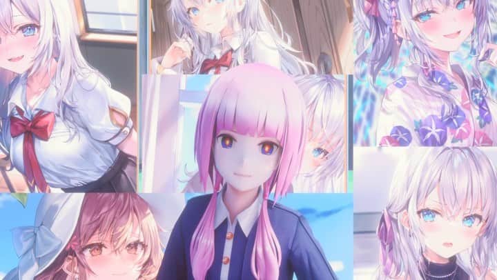 花譜のインスタグラム：「コラボ企画『#組曲』第十二弾 『時々ボソッとロシア語でデレる隣のアーリャさん』アニメ化決定テーマソング  #花譜 × #ズーカラデル 「秘密の言葉」 2023年4月5日配信リリース！！  #ロシデレ とのコラボMVは花譜のYouTubeチャンネルにて4月5日20:00プレミア公開！  お楽しみに。」