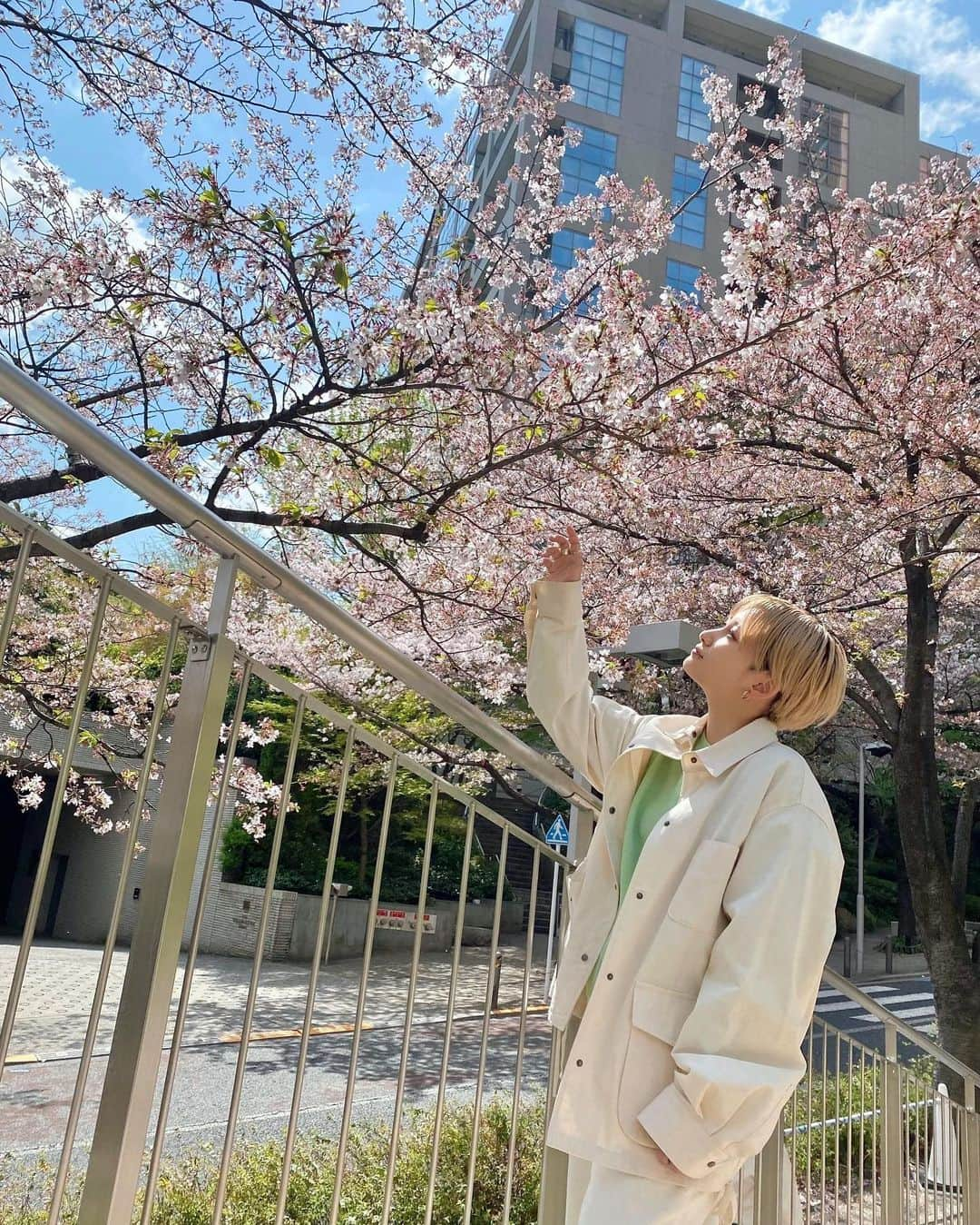 佐藤千亜妃のインスタグラム：「新曲「花曇り」配信スタート＆New Album 6/28リリース決定🦋🎉  ついに花曇りがリリースされました！ 今週土曜にはリリックビデオが公開されます！お楽しみに◎  そして！！！  2023年6月28日 佐藤千亜妃、1年9ヶ月ぶりのフルアルバム 「BUTTERFLY EFFECT」リリース決定！🦋  進化と深化の先で突入した新たなフェーズ。 この楽曲たちが羽ばたいて、みんなの元へ届きますように。  初回盤にはデモトラック集が付属。宅録です。レア！是非CDでゲットしてね。 💿各ショップにて事前予約受付中です！  今日のラジオ収録楽しかったな💭📻 葉桜がきれい🌸  #佐藤千亜妃 #花曇り #butterflyeffect  #ootd @tina_jojun #tinajojun @m.p_studios_jp #mpstudios @ciaopanictypy #ciaopanictypy @ugg @uggjapan #ugg @gucci #GUCCI #fashion  #葉桜」