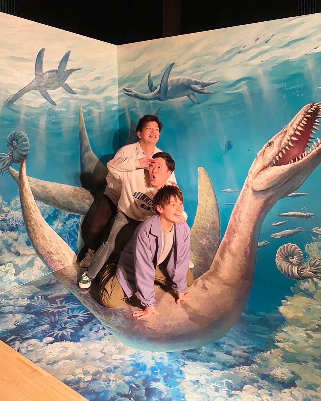 羽尻紘規のインスタグラム：「. トリックアート展」