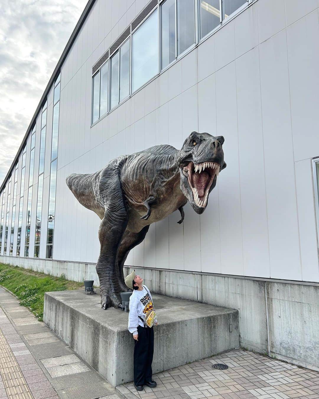 太田唯さんのインスタグラム写真 - (太田唯Instagram)「御船町観光のときの🦖🦴  ゆるキャラふねっぴーが私のハートを射抜きました🏹💘 立ち方かわいい!  #御船町観光 #熊本観光 #恐竜のまち  #ほぼジュラシックパーク」4月3日 20時47分 - yuiohta.official