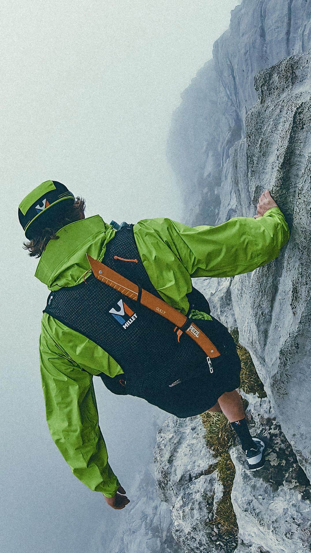 ミレーのインスタグラム：「🔴 Since 1921, Millet has accompanied the dreamers to reach moments of pure freedom.   Empowering those who act and determine themselves as they please by lightening their movements and minds.   Millet keeps its legacy running and takes it one steps further by launching its new trail collection.   UP FOR ANYTHING, DOWN FOR EVERYTHING, BY ALL THE WAYS ENJOY THE TRAIL. . . . #MILLET」