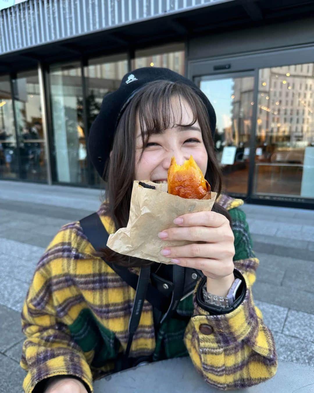 足立梨花さんのインスタグラム写真 - (足立梨花Instagram)「たべものってしあわせ🍠💓」4月3日 21時55分 - adacchee