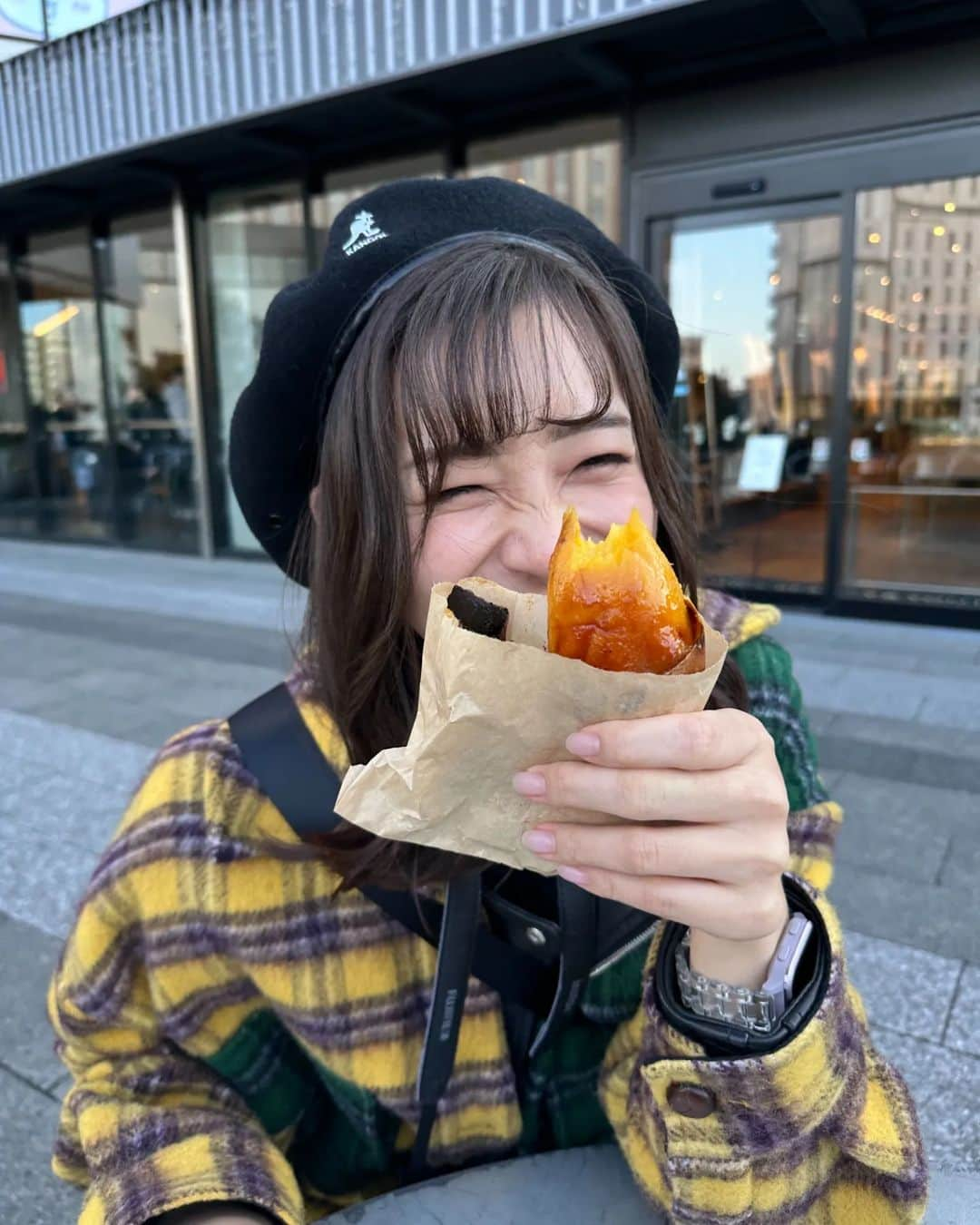 足立梨花さんのインスタグラム写真 - (足立梨花Instagram)「たべものってしあわせ🍠💓」4月3日 21時55分 - adacchee