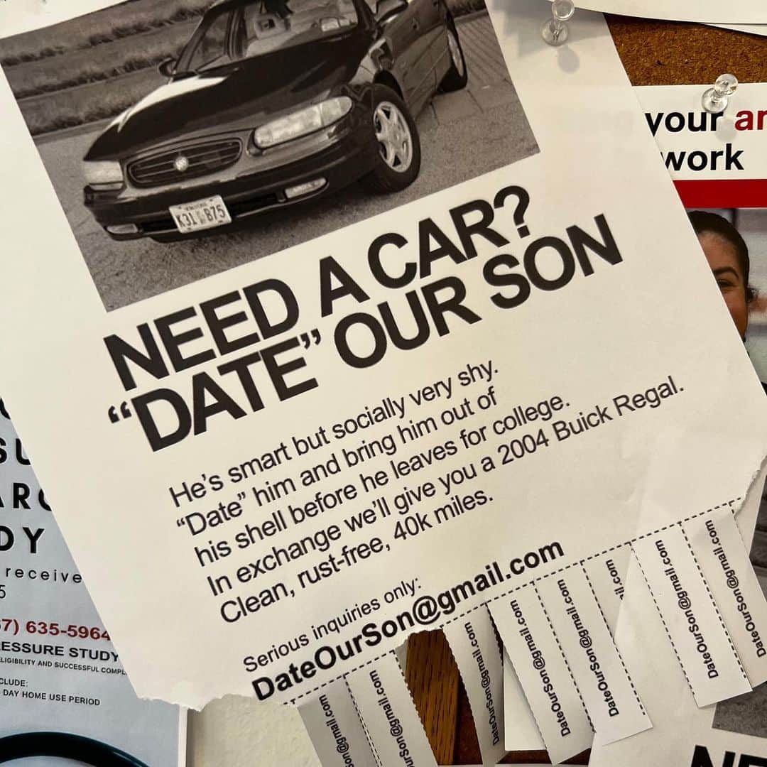 レイン・ウィルソンのインスタグラム：「I’m not quite sure what I think about this… (also how does this handsome 2004 Buick only have 40k miles on it!?)」