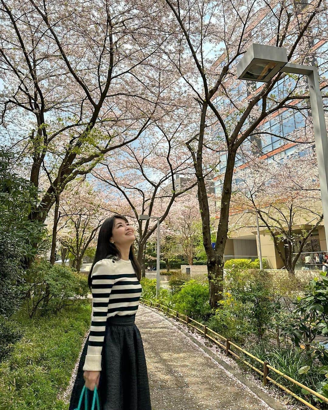 國分晴奈さんのインスタグラム写真 - (國分晴奈Instagram)「❤︎ ギリギリだったけど 今年もお花見出来て良かった🌸  今、那須に来ているのですが 那須も桜が綺麗です✨  桜前線を追いかけてきたみたいで ラッキー🤞  桜の時期は改めて日本人で 良かったって思います♡  tops  @obli_official  skirt  @snidel_official  shoes @rogervivier   #桜#桜スポット #桜並木 #お花見#お花見#お花見コーデ #お花見日和 #お花見散歩」4月4日 8時12分 - haruna.kokubun
