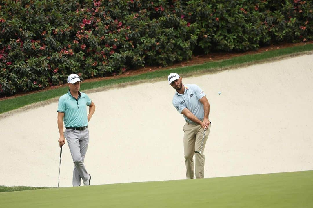 ジャスティン・トーマスのインスタグラム：「Monday @themasters」