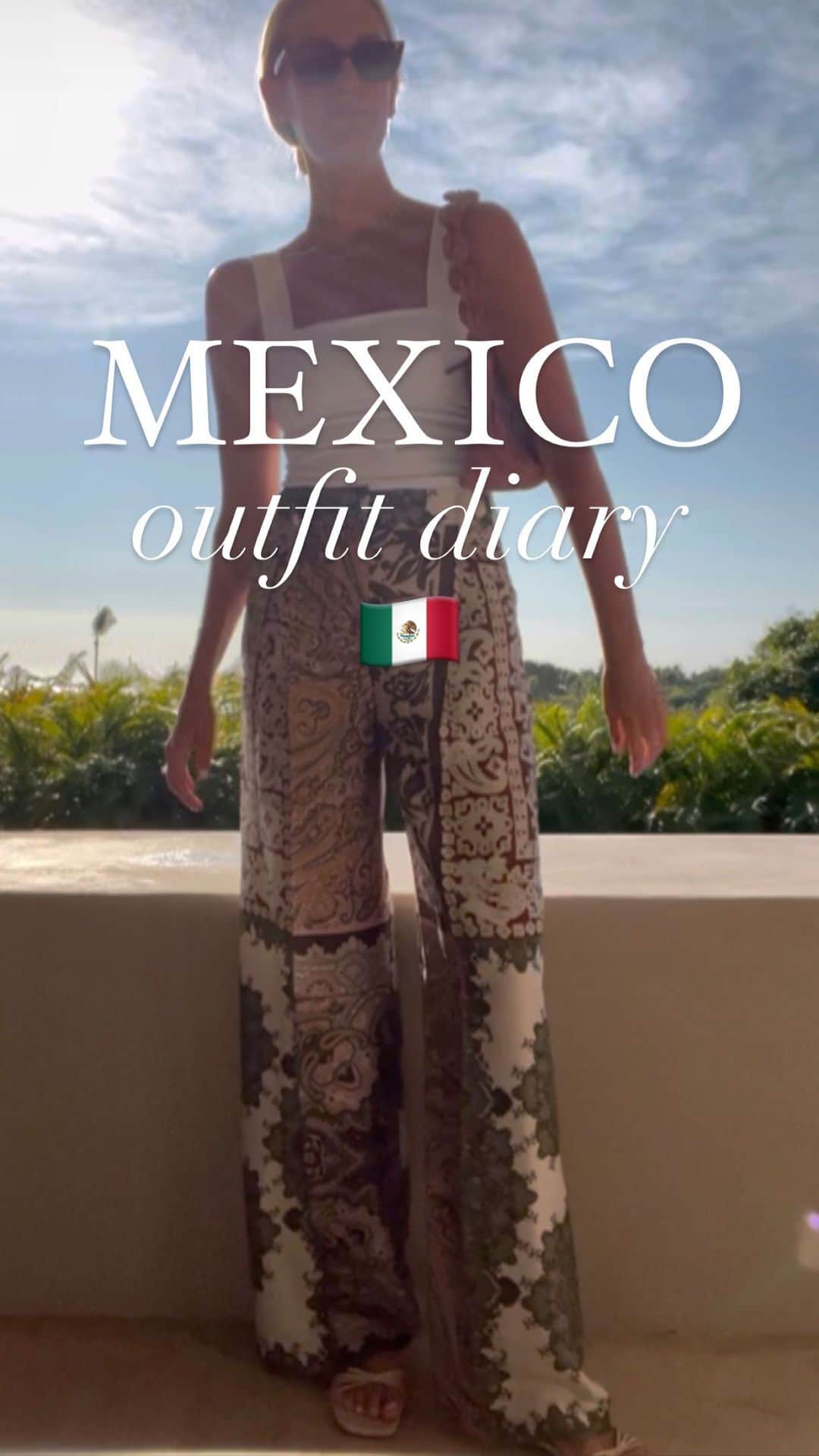 Anna Jane Wisniewskiのインスタグラム：「A week’s worth of outfits from Mexico! Will share what I can, but as you know, I re-wear lots of things from yesteryear 😎🇲🇽 #vacationoutfit #puntamita #sayulita #springbreakstyle」