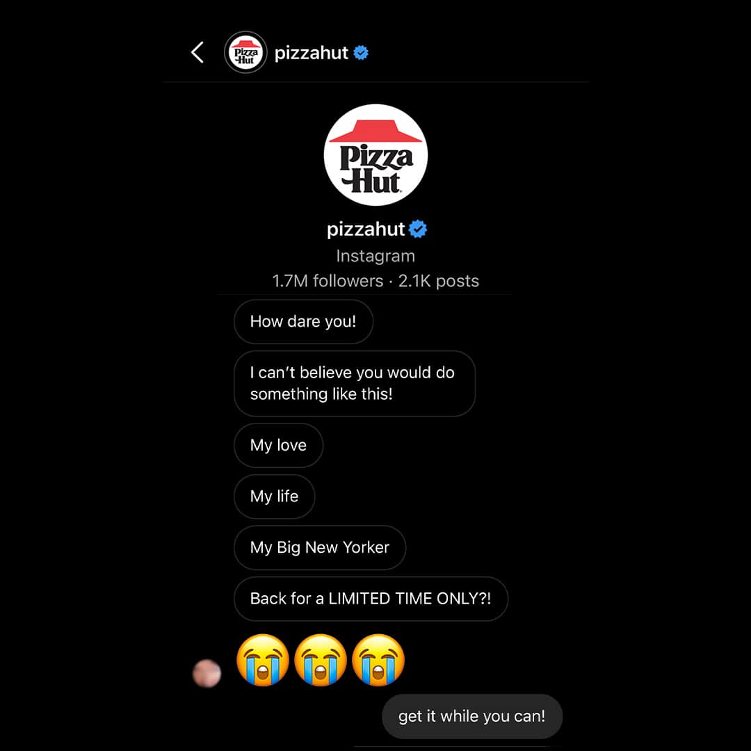 Pizza Hutのインスタグラム：「the Big New Yorker is here for a tasty time, not a long time」