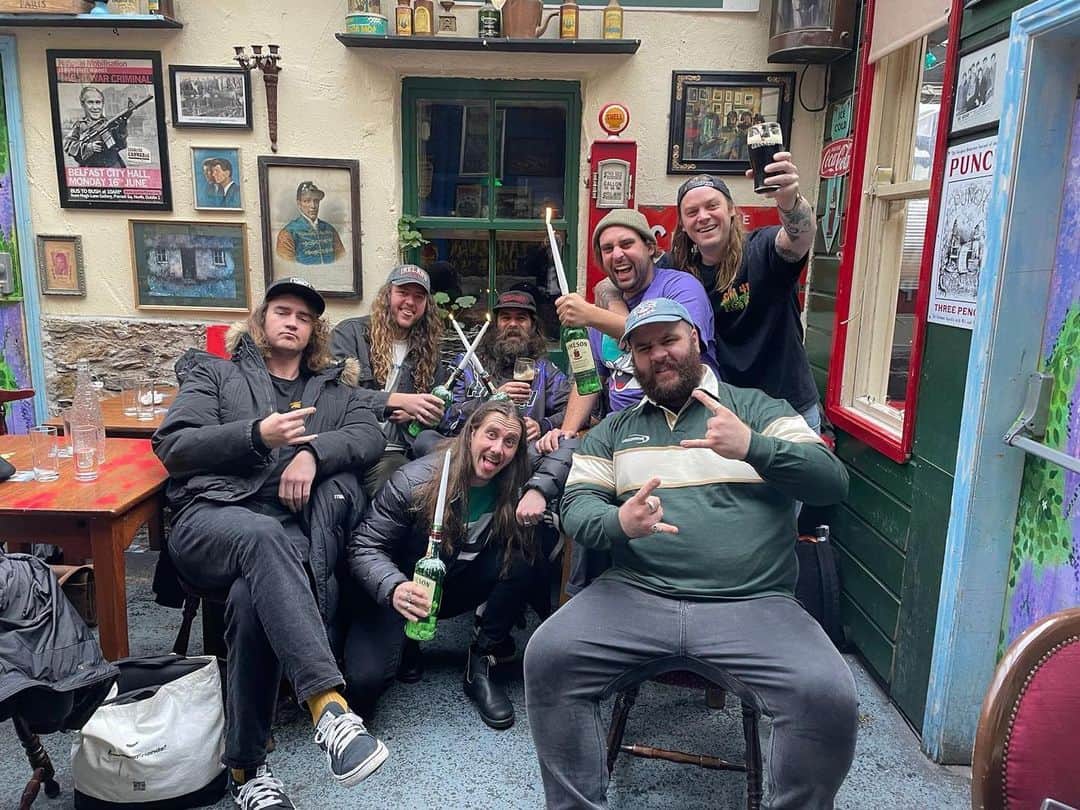 Dune Ratsのインスタグラム：「WHAT A FUCKIN BLAST DUBLIN!!!! Cheers for havin us 💚🤍🧡」