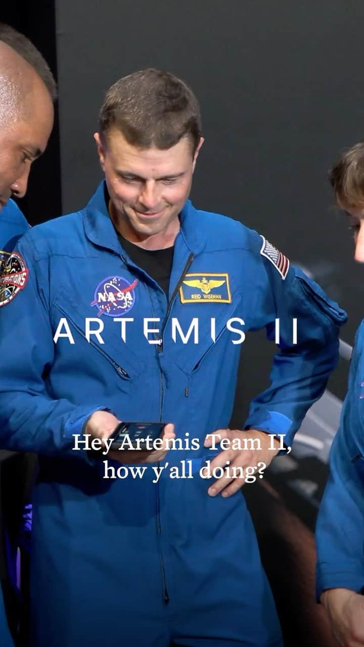 NASAのインスタグラム：「The @NASA Artemis II crewed mission around the Moon will inspire the next generation of explorers, and show every child – in America, in Canada, and across the world – that if they can dream it, they can be it.」
