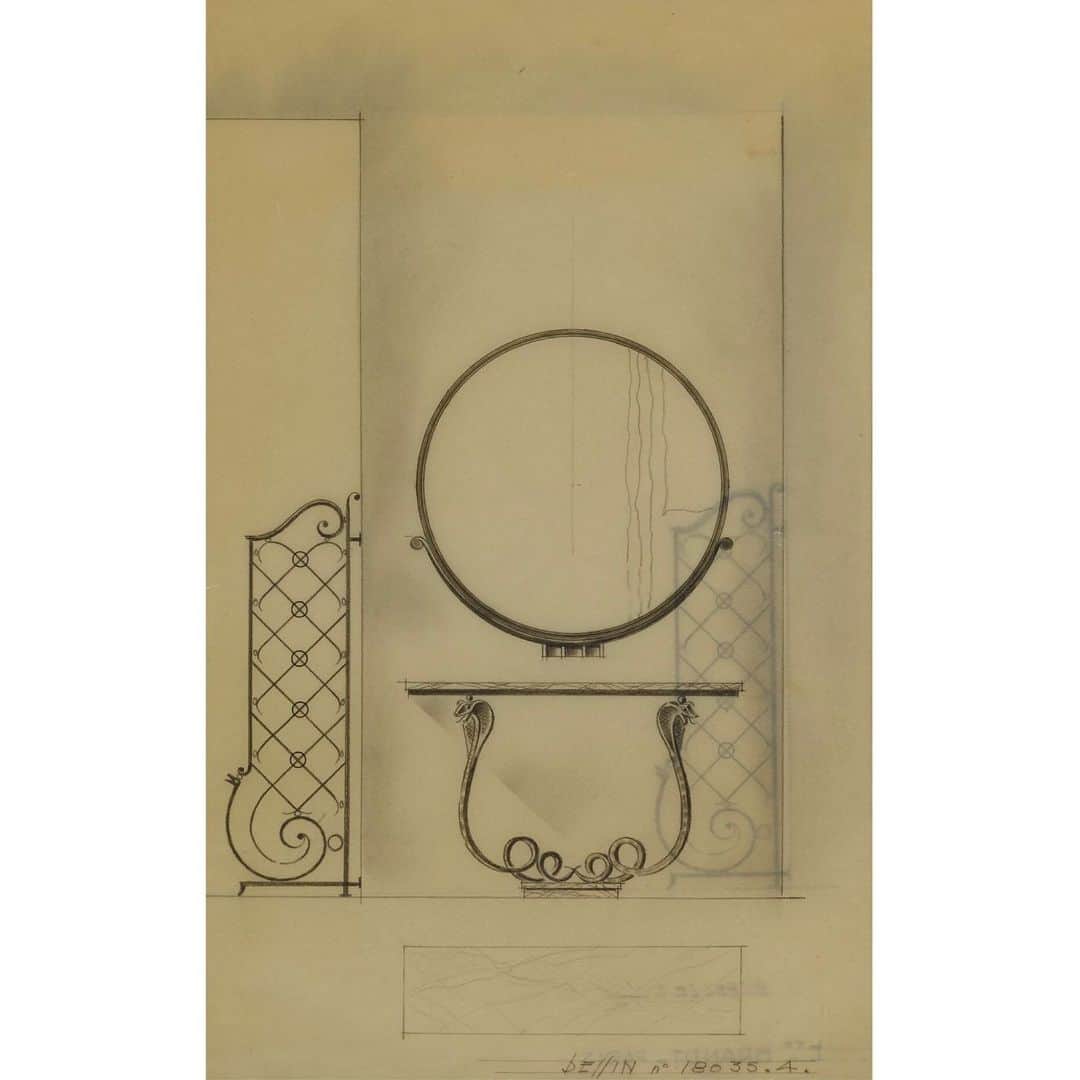 THE ROWのインスタグラム：「Edgar Brandt; ‘Nine Drawings’, 1929」