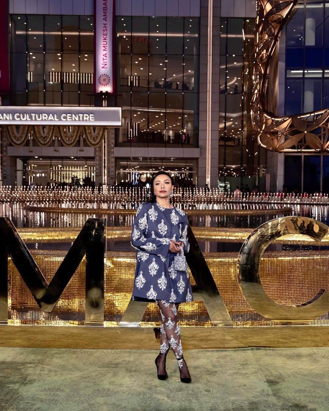 カテリーナ・グレアムさんのインスタグラム写真 - (カテリーナ・グレアムInstagram)「Day 1: Grateful and humbled to have attended the opening of the @nmacc.india Cultural Centre in Mumbai as a guest of the beautiful and deeply inspiring Ambani family in Mumbai this weekend. Thank you for bringing me to India to celebrate with you 🙏🏽❤️  The Nita Mukesh Ambani Cultural Centre, in the words of Nita is "An ode to our nation, the Cultural Centre aims to preserve and promote Indian arts. I hope our spaces nurture and inspire talent, bringing together communities from across India and the globe."   It was inspiring to see Isha, Nita and Mukesh bringing the world together to empower and celebrate India: a country, whose both art, and spirituality, have impacted my life’s journey deeply (thank you Sadhguru and Deepak 🙏🏽)  I have never been brought to tears by a musical until watching “The Great Indian Musical” by Feroz Kahn… but leave it to the Ambanis to curate an epic experience and bring the house down. As a fellow former dancer myself, Nita showing me what is possible when you continue to move in your purpose, touched my soul.  Thank you @jilldemling for letting me tag along. Truly one of the best weekends of my life, and wouldn’t have been if I wasn’t by you and @karen_mulligan’s side experiencing it all… Jill, you have a way of bringing incredible people together in a way that illuminates them. Anyone would be lucky to work with you, but I’m especially lucky to call you and Karen my friends. Mumbai Musketeers for life. ✨🥹  It is truly what you do with your art, and how you use your gifts to make this world a better place that really matter.   Wearing (yes again 😂) my talented friend @naeemkhannyc  Cool girl hair by super cool girl @jrmellocastro  Forever accomplices in wearable art: @marcodl82 @parischea  Jewelry from the streets of the Mumbai marketplace: Chor Bazaar  Photos by the talented @GermanLarkin 🙏🏽🥰  Day 2: To be continued…  #NMACC」4月4日 1時38分 - katgraham