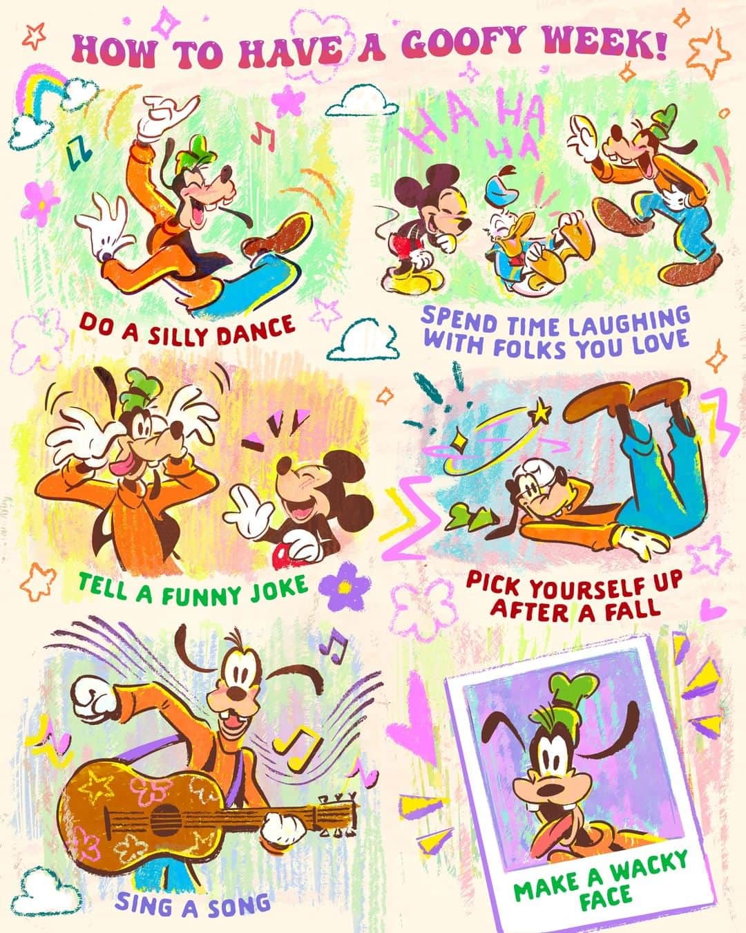 ミッキーマウスさんのインスタグラム写真 - (ミッキーマウスInstagram)「Life is more exciting when you can be a little Goofy 🤭✨ Tag your goofy friends below!」4月4日 2時14分 - mickeymouse