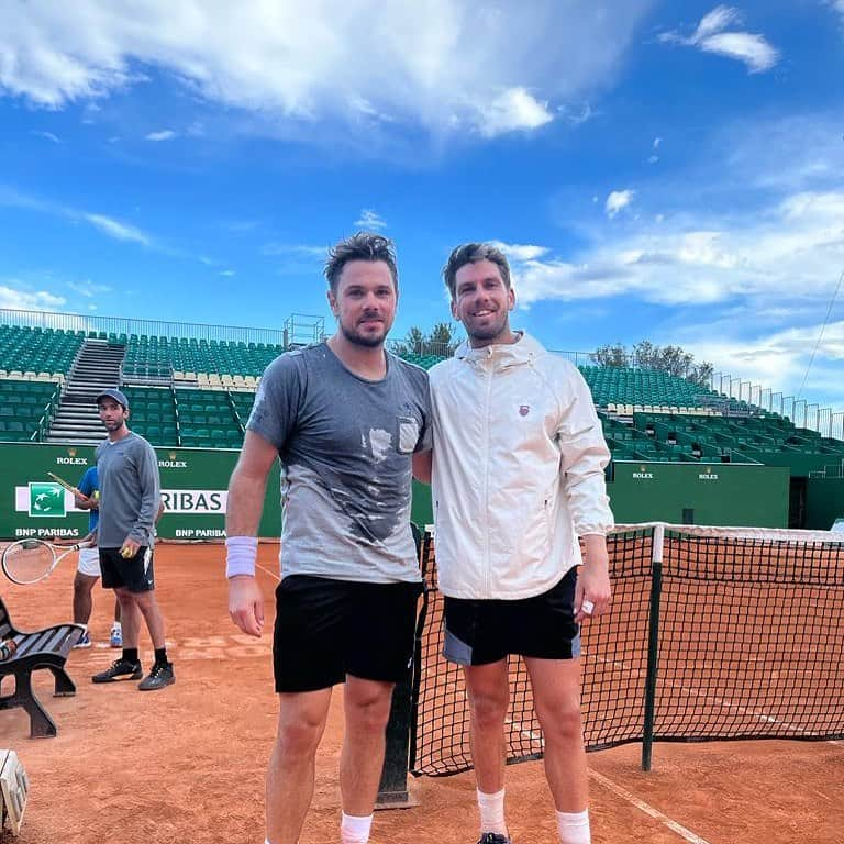 キャメロン・ノリーさんのインスタグラム写真 - (キャメロン・ノリーInstagram)「Back on the dirt, thanks for the great practice 💪 @stanwawrinka85」4月4日 2時40分 - norriee