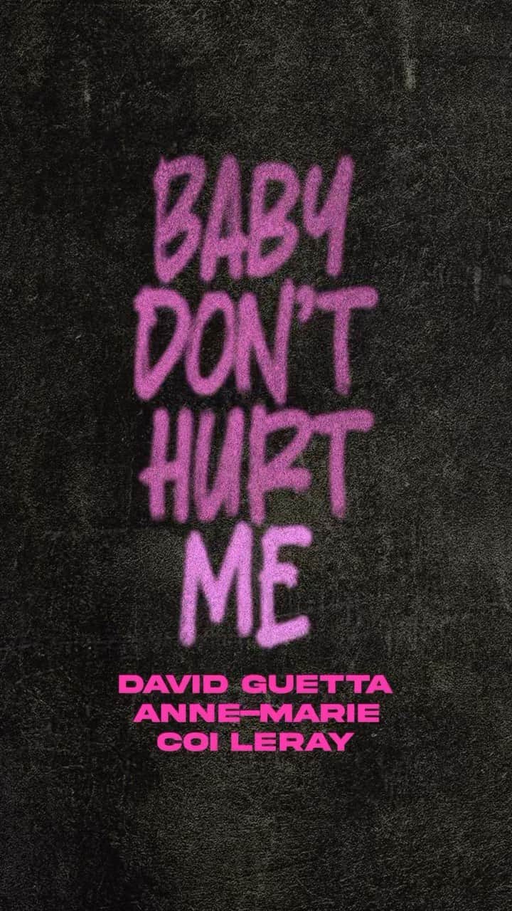 デヴィッド・ゲッタのインスタグラム：「‘Baby Don’t Hurt Me’ new track with @annemarie & @coileray is coming this Friday ❤️‍🩹❤️‍🩹❤️‍🩹 🔗 link in bio   #davidguetta #newmusic」