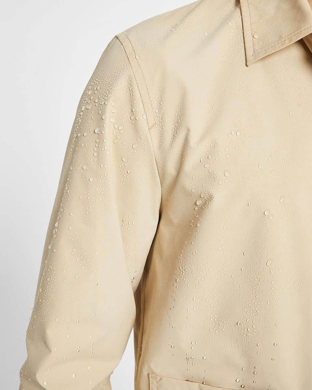 Club Monacoのインスタグラム：「A smooth tech fabric with water-resistant properties perfect for those April showers. The Tech Chore Jacket.」