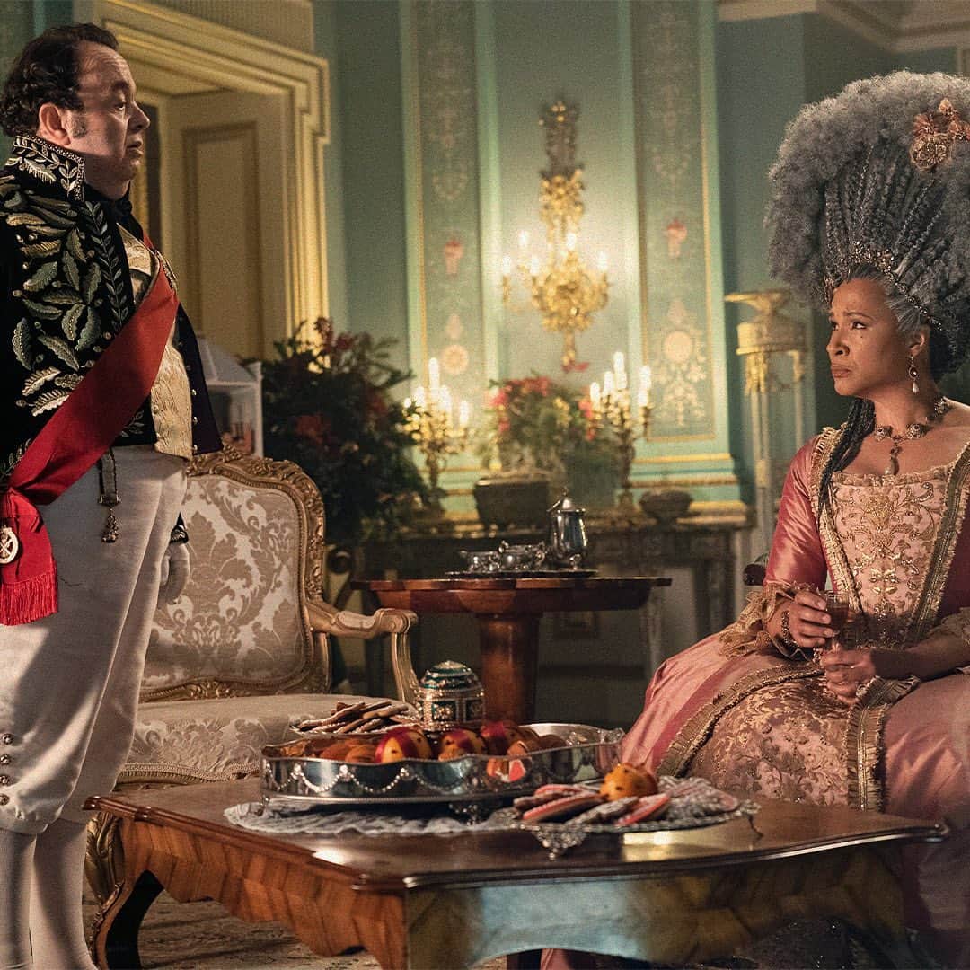 ションダ・ライムズのインスタグラム：「The time is almost here, people. #QueenCharlotte: A Bridgerton Story is coming on May 4!」