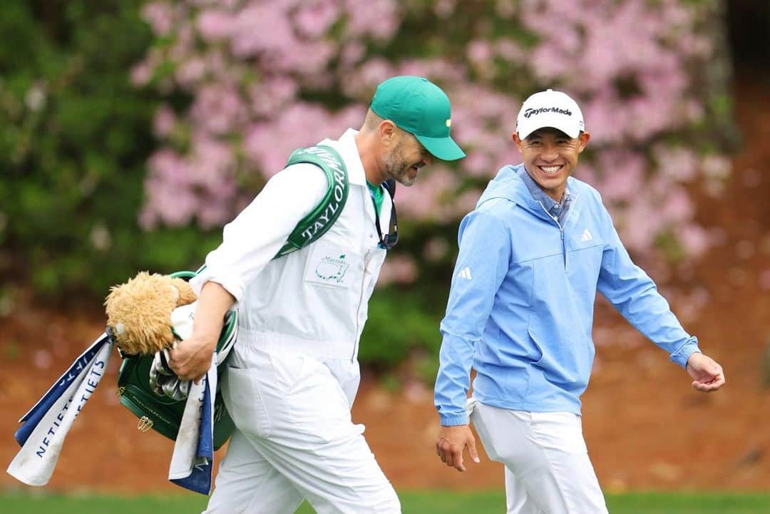 コリン ・モリカワさんのインスタグラム写真 - (コリン ・モリカワInstagram)「🤝 @themasters」4月4日 8時30分 - collin_morikawa