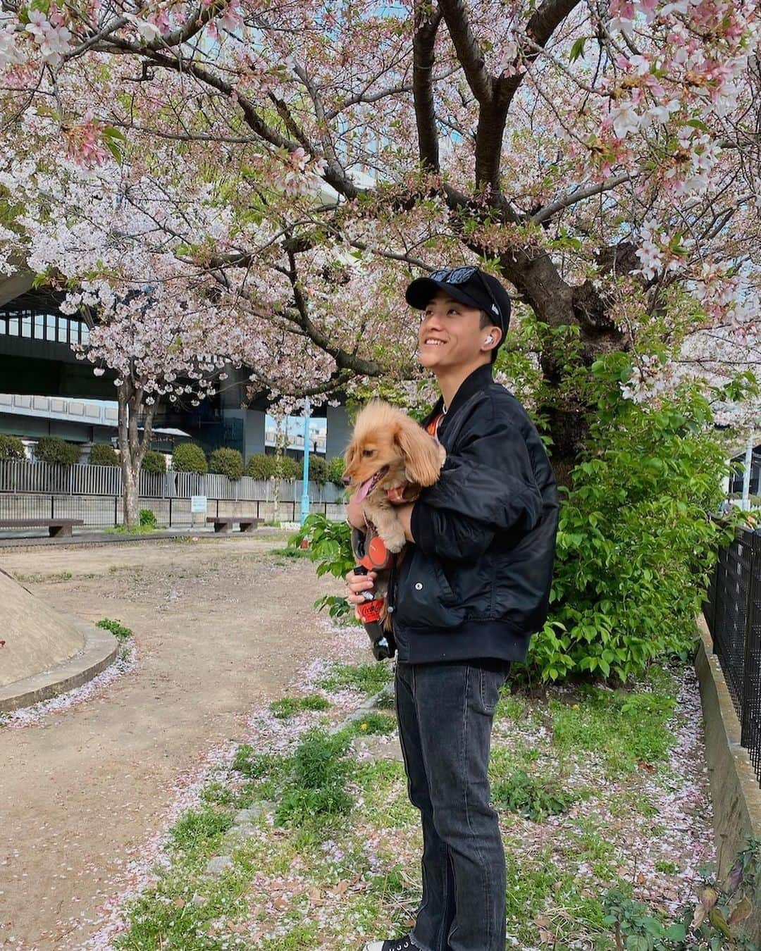 蓮池虎太郎さんのインスタグラム写真 - (蓮池虎太郎Instagram)「花粉症酷いけど桜見に行ってきた🤧🌸  #junon #ジュノンボーイ #大阪」4月4日 18時19分 - official_kotaro2004